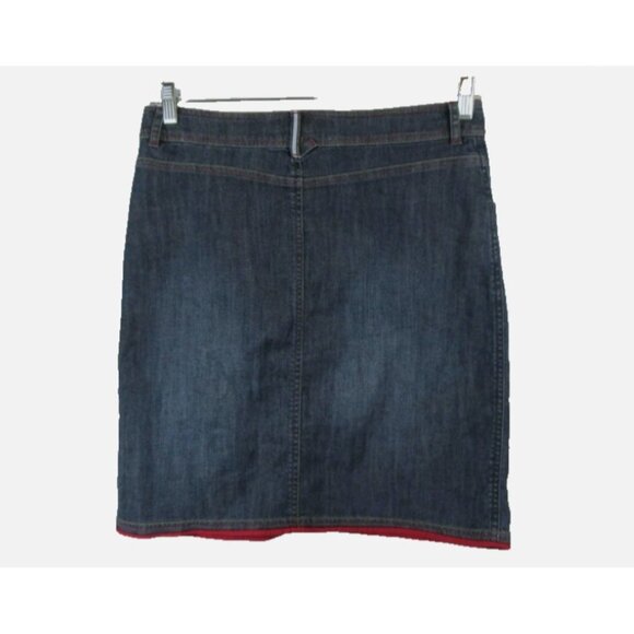 Ness Blue Jean Denim Skirt US 8 UK 10 - Picture 4 of 5